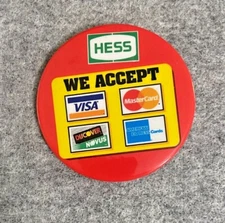 Hess We Accept Credit Cards Pin