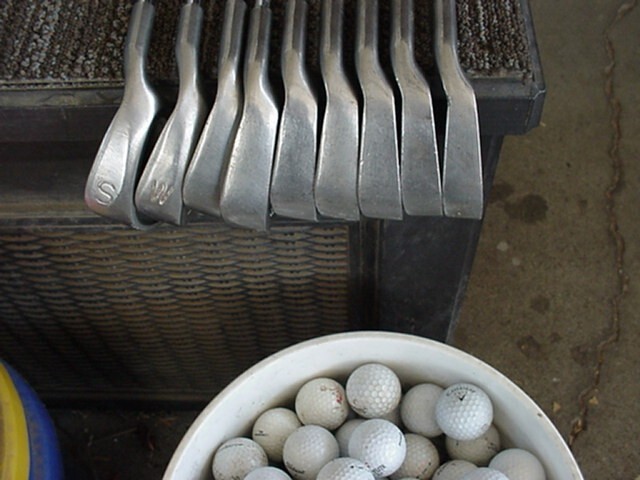 SET OF 9 PING KARSTEN CAVITY BACK GOLF IRONS 3-SW STIFF STEEL FLEX