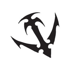 Anchor Tribal - Vinyl Decal Sticker - Multiple Color  Sizes - ebn47