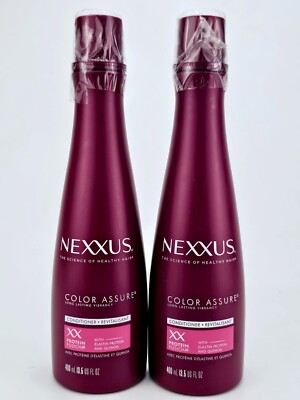 Nexxus Color Assure Conditioner Elastin Protein Quinoa 13.5 oz Lot of 2