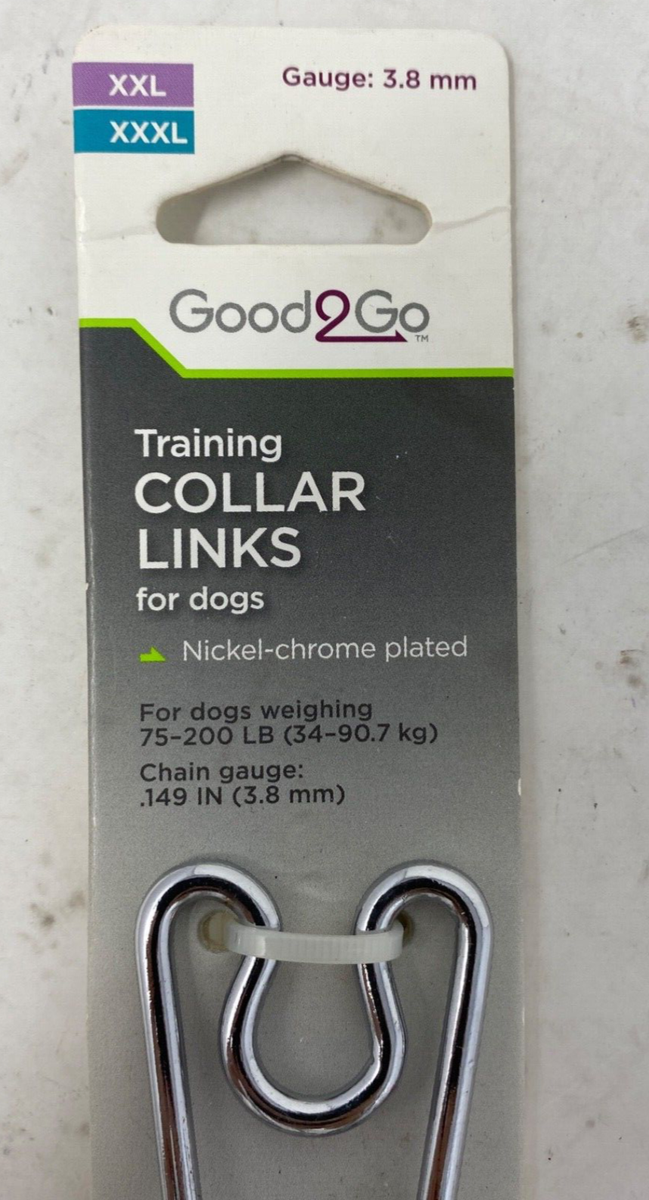 Good2Go Training Collar Links For Dogs Size XXL AND XXXL Nickel Chrome  plated