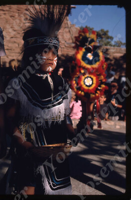sl06 Original Slide  1960's  Native Indians San Jon / dancers 176a