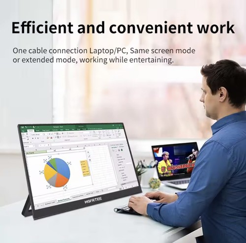 Monitor portatile Touch da 16pollici Super Risoluzione 1920*1080P Display HDMI - Photo 2/6