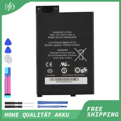 Battery Akku 170-1032-01 GP-S10-346392-0100 Für Amazon Kindle 3 Keyboard D00901