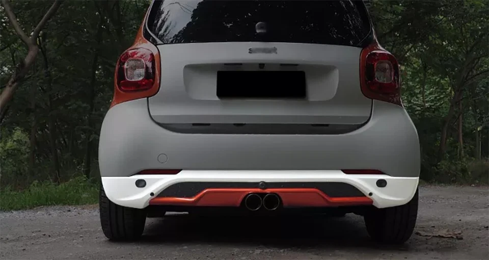 Подходит для Smart Fortwo 453 2015-2019 сотовый диффузор для губ заднего бампера - Изображение 4 из 4