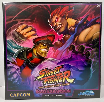 Street Fighter The Miniatures Game Boss Expansion - Capcom Jason Games - NEW