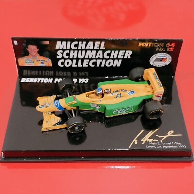 MINICHAMPS PMA 1/64 Michael Schumacher Benetton Ford B193 Portugal