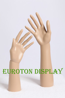 D-3/4 Dekohand Schmuckhand Hand Schaufensterpuppe Hautfarbe hell hübsch arm neu