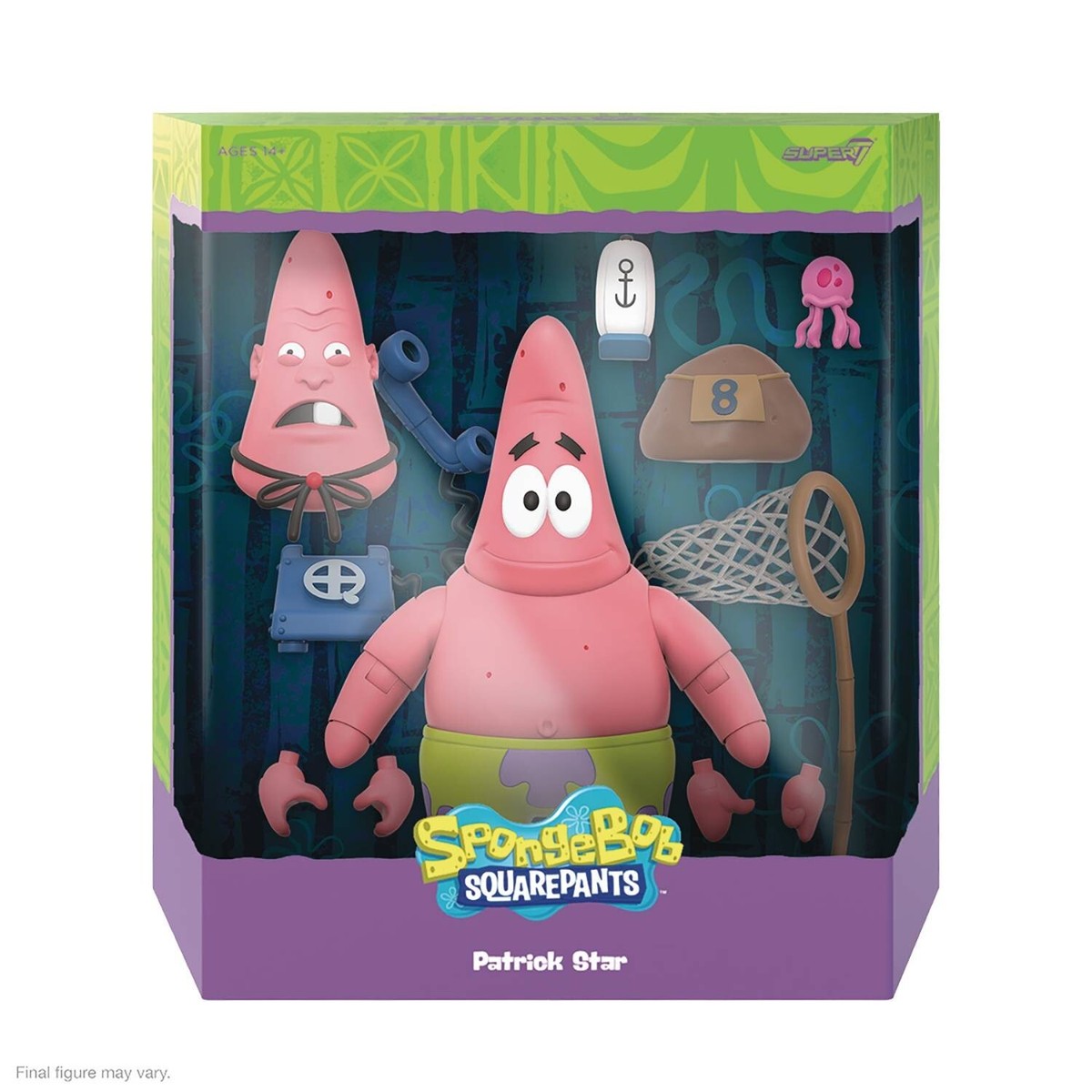 Spongebob Squarepants Ultimates Patrick Star Figure Super 7 | eBay