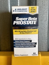 New Vitality Super Beta Prostate Urinary Health Caplets - 60 Count