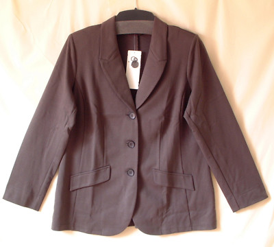 SAMOON Blazer Jacke Gerry Weber Damenjacke braun (Toffee) PolyesterMix NEU 