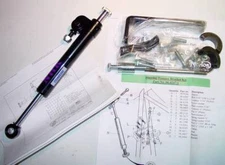 1967-77 Norton Commando, Adjustable STEERING DAMPER KIT, Made In England