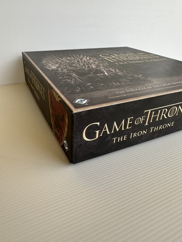 Game Of Thrones The Iron Throne Board Game Fantasy Flight HBO Mint Condition - Picture 5 of 17