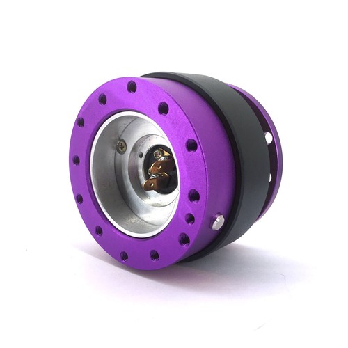 Car Universal Purple Steering Wheel Quick Release Hub Adapter Snap Off Boss Kit - Bild 3 von 6