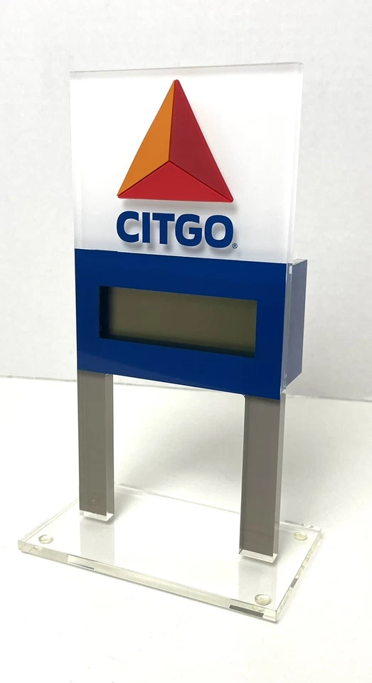 Citgo Cities Сервисные Часы Нефть Газ Винтаж НОВЫЕ - Изображение 4 из 4