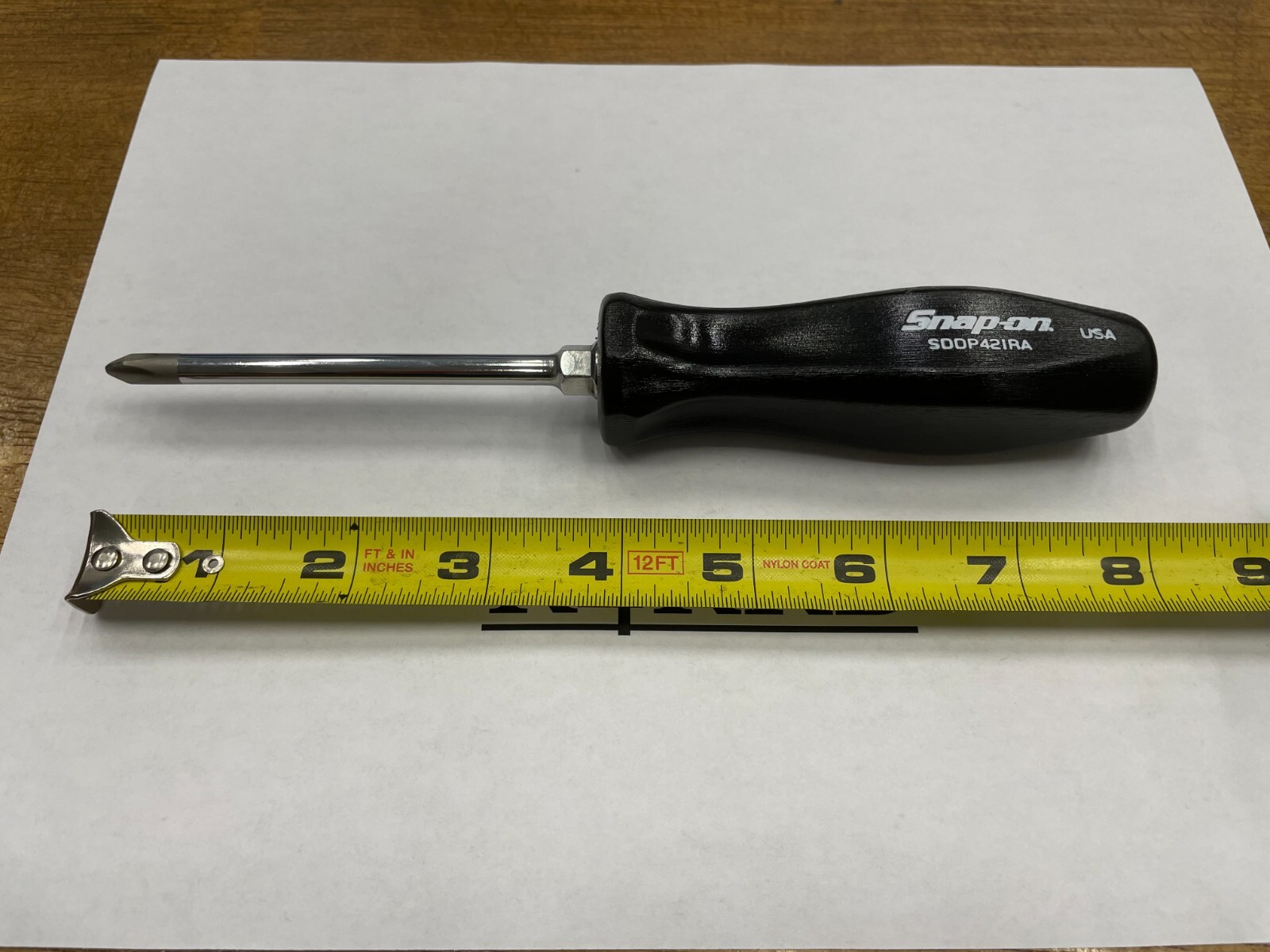 Snapon Tools USA NEW BLACK Hard Handle 2 Phillips Screwdriver