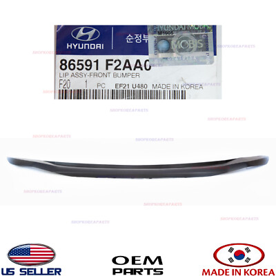2019-2020 Hyundai Elantra Lower Deflector Lip Front Bumper Genuine