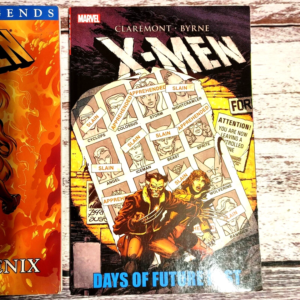 X-Men TPB Lote de 3 Días de Futuro Presente y Pasado + Saga The Dark Phoenix. Foto 4 de 4