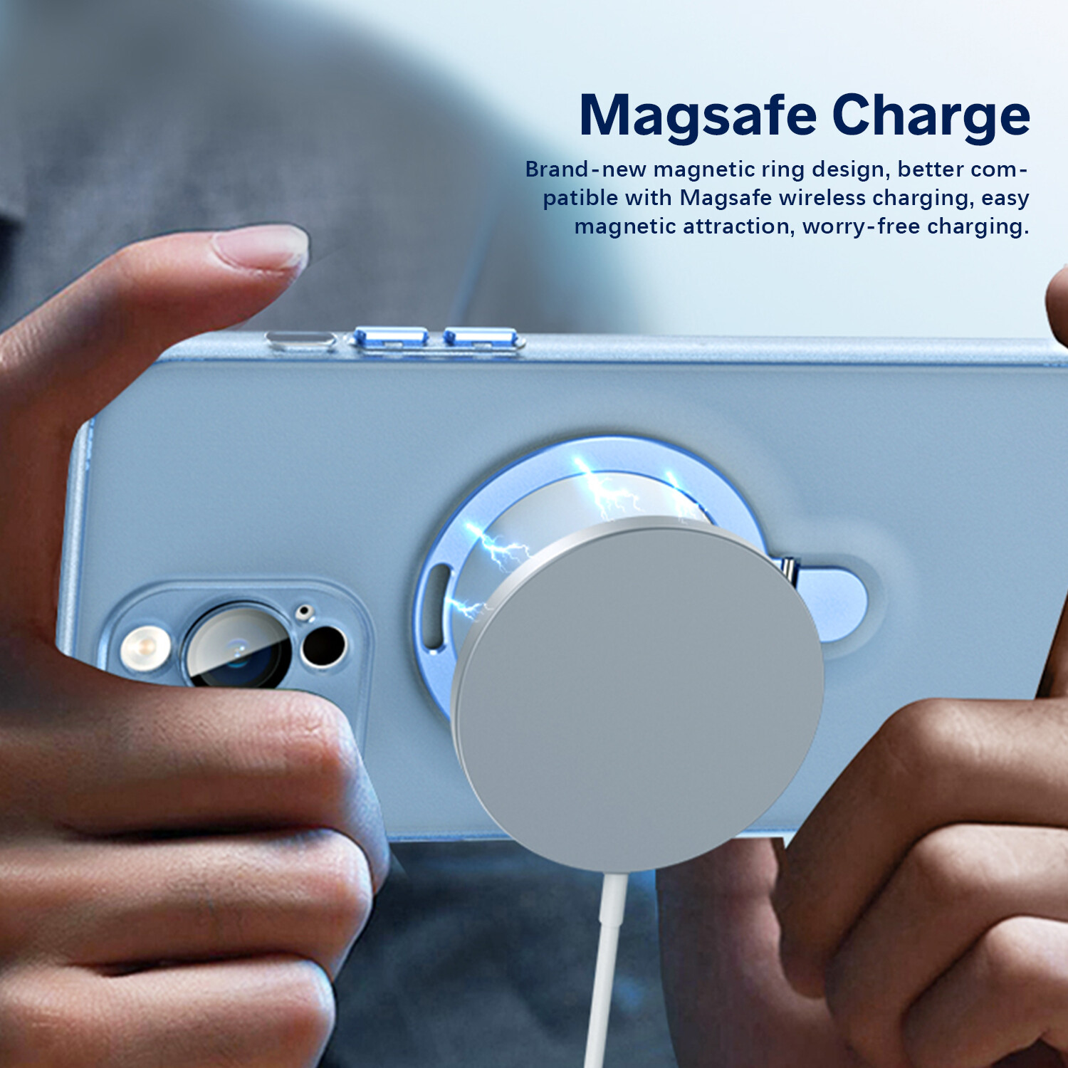 MagSafe Ring Stand Case Glass Lens Cover For iPhone 14 Pro Max