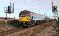PHOTO  CLASS 360 360115 RIVENHALL FOOT CROSSING 181120 - AUTUMN SUNLIGHT CATCHES