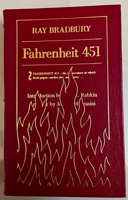 FAHRENHEIT 451 RAY BRADBURY 1991 Easton Press Leather Collector's Edition RARE