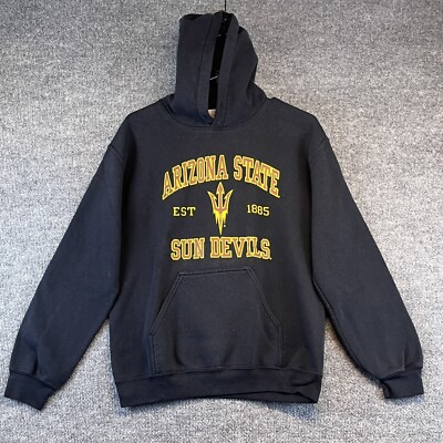 Arizona State Sun Devils Hoodie Men's Small Black Pullover