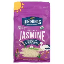 NEW Lundberg Organic Jasmine Rice Regenerative Organic Certified, 2lb Resealable