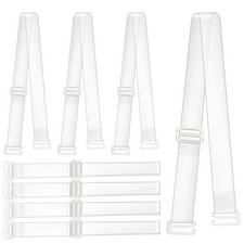 4 Pairs Clear Bra Straps Invisible Bra Straps Non Slip Bra Shoulder Straps