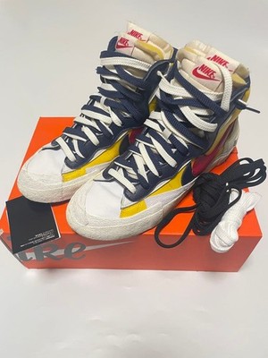 Men 9.0US Nike Sacai Blazer Mid Yellow