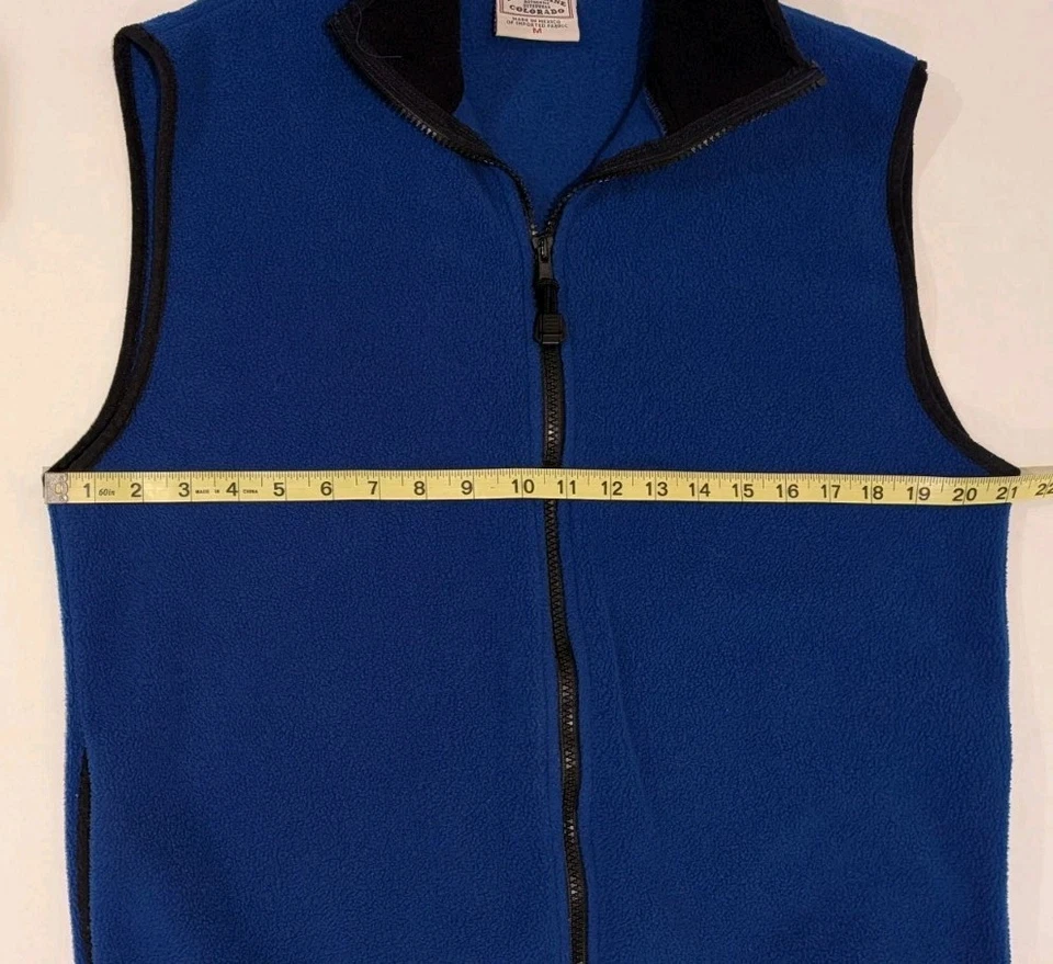 Timberline Colorado Men's Sz M Full Zip Vest 90s Hiking Outdoor Utility Hunting - Image 2 of 4