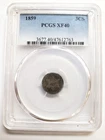 1861 3 Cent Silver, PCGS XF40, Nice Civil War Era Piece
