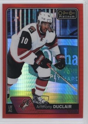 2016-17 O-Pee-Chee Platinum Red Prism /199 Anthony Duclair #140 0a4