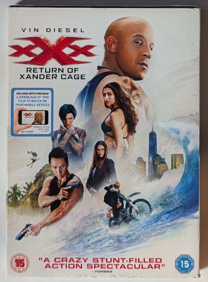 xXx Return of Xander Cage DVD Brand New Sealed Vin Diesel Action Thriller