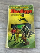 Bloodhype Alan Dean Foster 1973 First Edition Science Fiction Del Rey