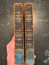 Memoirs of Aaron Burr 2 Vols. 1836/37 Harper & Brothers Mathew Davis US History