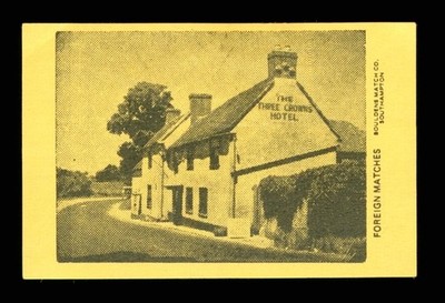 Matchbox Label Pub Three Crowns Hotel MA1762
