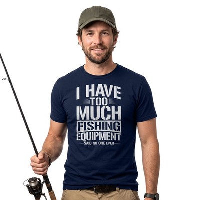 Lustiges T-Shirt Ich habe zu viel Angelausrüstung Angler Fischer Karpfen Fischliebhaber