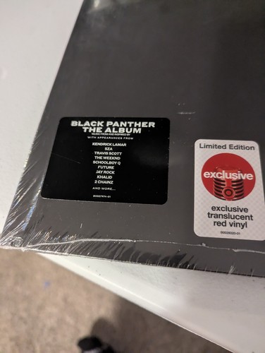 Kendrick Lamar Black Panther Soundtrack Limited Ed. Translucent Red Vinyl 2 LP - Picture 3 of 3