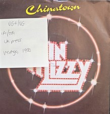Thin Lizzy Chinatown / Sugar Blues Vinyl Record 7" VG+/VG LIZZY6 1980