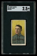 1909 T206 Sweet Caporal 150 Nap Lajoie Portrait Cleveland Naps HOF SGC 2.5 GD+