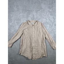 Magellan Sportswear Mens L Vented Long Sleeve Button Up