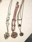 Vintage Gold Tone Necklaces Costume Jewelry