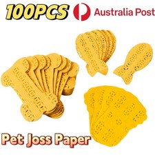 100PCS Pet Joss Paper Money Cat Dog Bone Fish Burning Supplies Funeral Offering