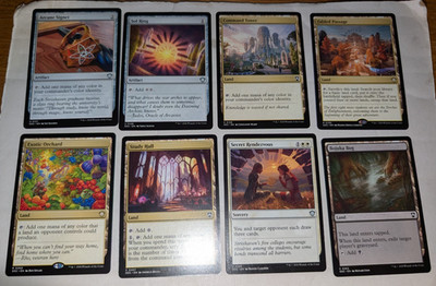 8x Karten Lot 2 - Secrets of Strixhaven Commander - Sol Ring - Arcane Signet - MTG