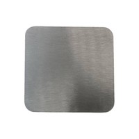 Teller Edelstahl Matt 14X14Cm Kerzenhalter Kerzenteller Untersetzer Tischdeko