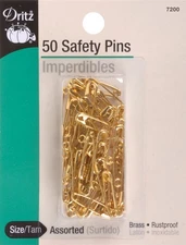 Dritz 7200 Safety Pins-Sizes 00 & 0 50/Pkg