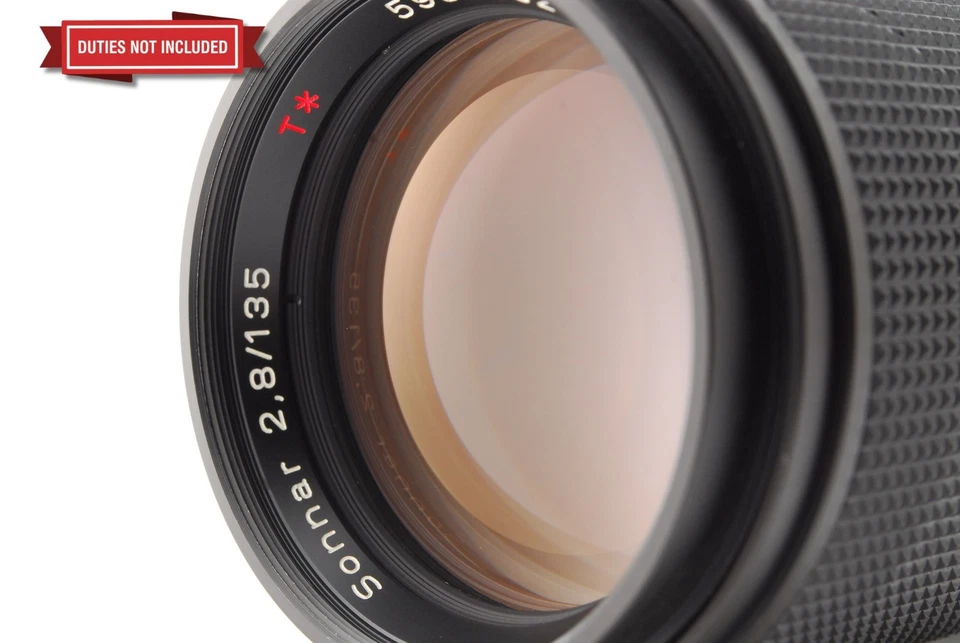 [Excelente COMO NUEVO] Lente Contax Carl Zeiss Sonnar T* 135 mm f/2,8 AEJ C/Y de JAPÓN Foto 3 de 4
