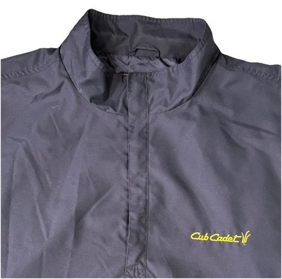 Cub Cadet North End Men s Size XXL Navy Bomber Windbreaker Boxy Fit Lightweight