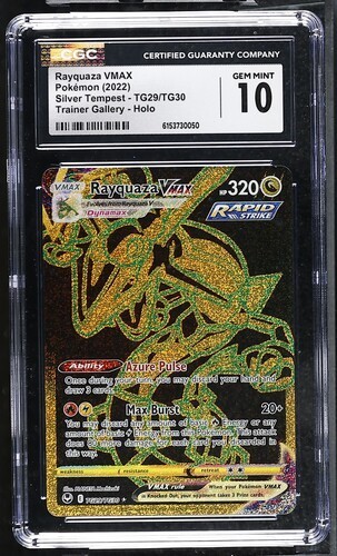 Rayquaza VMAX graded CGC 10 for sale on eBay