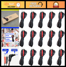TENS Unit Replacement Lead Wires - 2.35mm to 2mm Electrodes, 15 Pack for TENS De